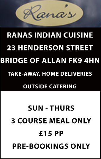 Offer from Ranas in Bridge of Allan